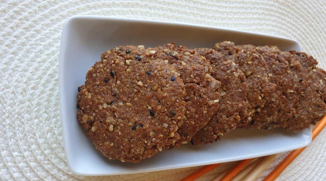 Receta galletas de avena y harina integral